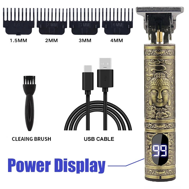 T9 Hair Clipper Beard Shaving Body Hair Trimmer Clippers Electric Hair Cutting Machine Professional Barber Men Trimmer Shaver
