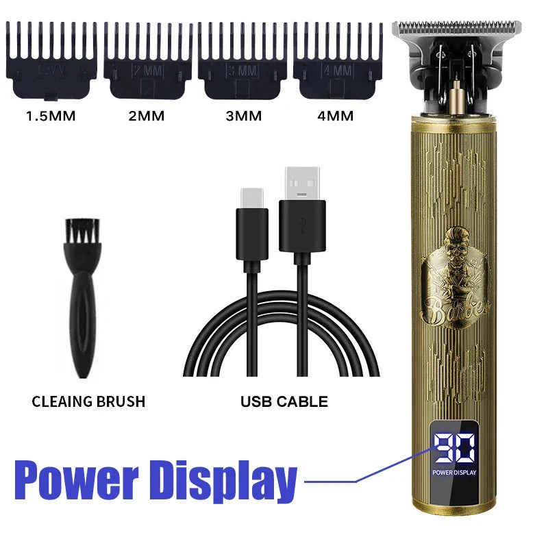 T9 Hair Clipper Beard Shaving Body Hair Trimmer Clippers Electric Hair Cutting Machine Professional Barber Men Trimmer Shaver