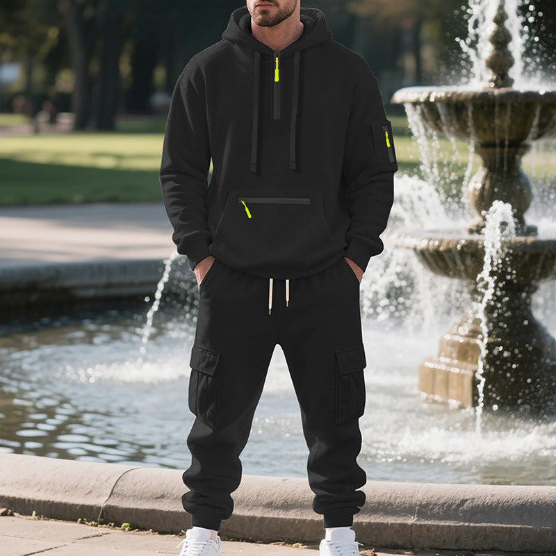 Multi-Pocket Sweatsuit 2 piece