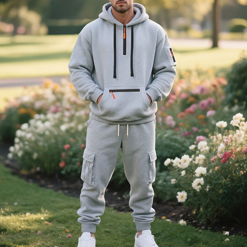Multi-Pocket Sweatsuit 2 piece