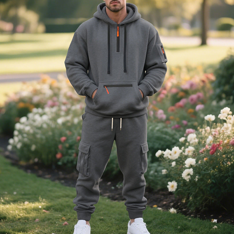 Multi-Pocket Sweatsuit 2 piece