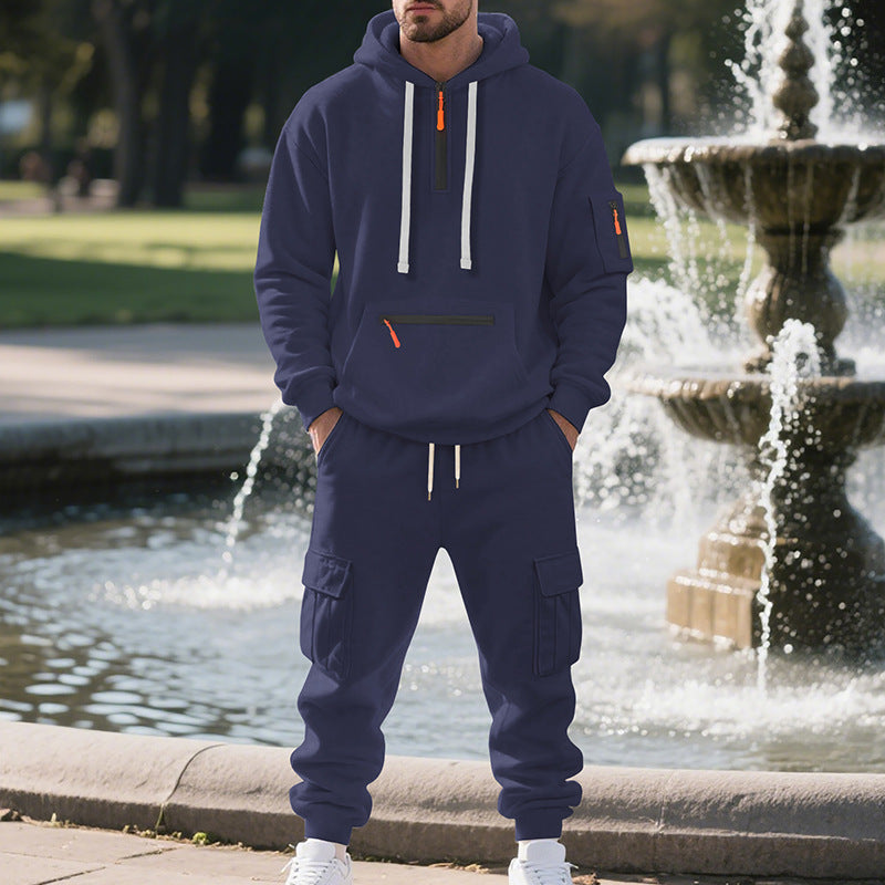 Multi-Pocket Sweatsuit 2 piece