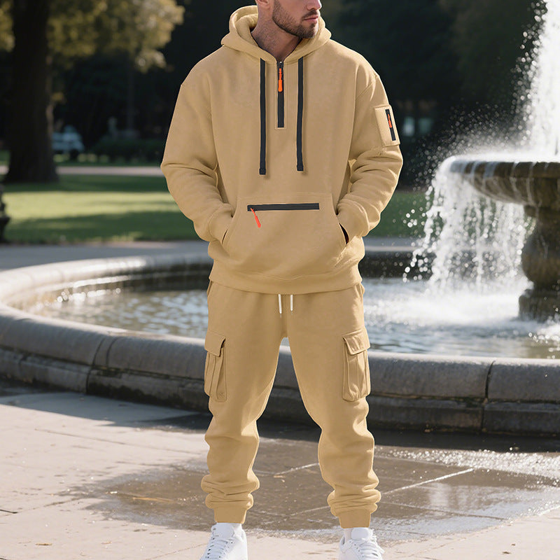 Multi-Pocket Sweatsuit 2 piece